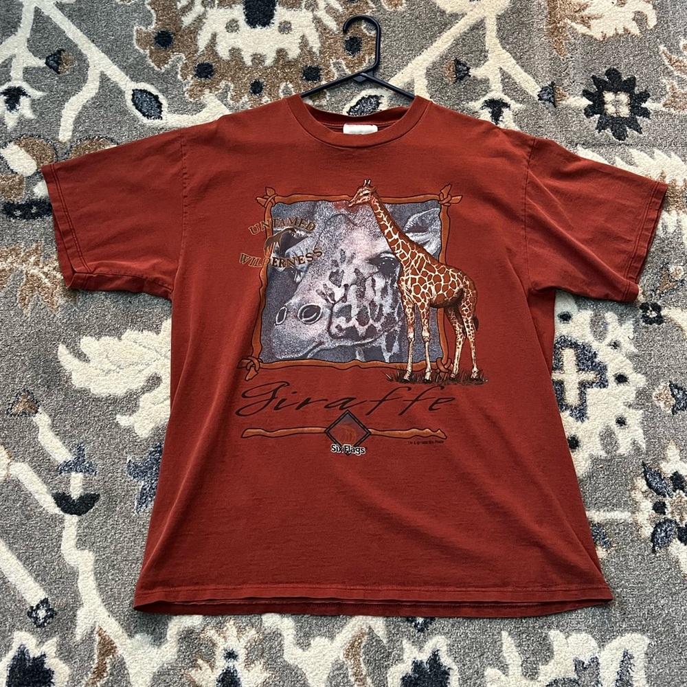 Vintage - Six Flags Wild Safari Animal Park - Giraffe T-Shirt